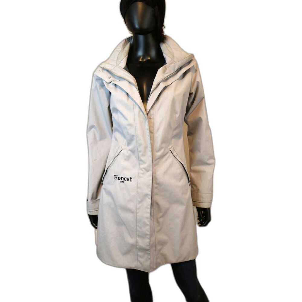 Patagonia Women's H2NO Off White Outdoors Waterproof Rain Coat (XS)